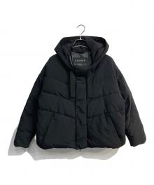 LOUNIE（ルーニー）の古着「フード付ダウンジャケット」｜ブラック