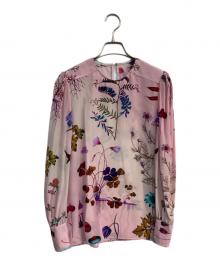 STELLA McCARTNEY（ステラマッカートニー）の古着「総柄シルクブラウス」｜ピンク