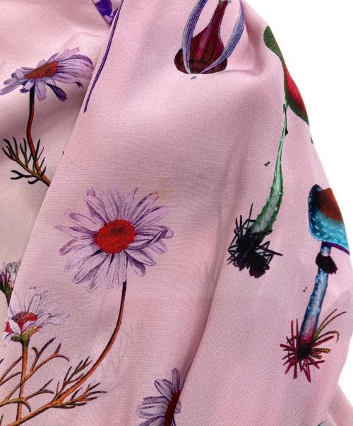 STELLA McCARTNEY（ステラマッカートニー）STELLA McCARTNEY (ステラマッカートニー) 総柄シルクブラウス ピンク サイズ:36の古着・服飾アイテム