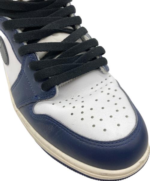 NIKE（ナイキ）NIKE (ナイキ) AIR JORDAN 1 RETRO HIGH OG ネイビー サイズ:27.5cmの古着・服飾アイテム