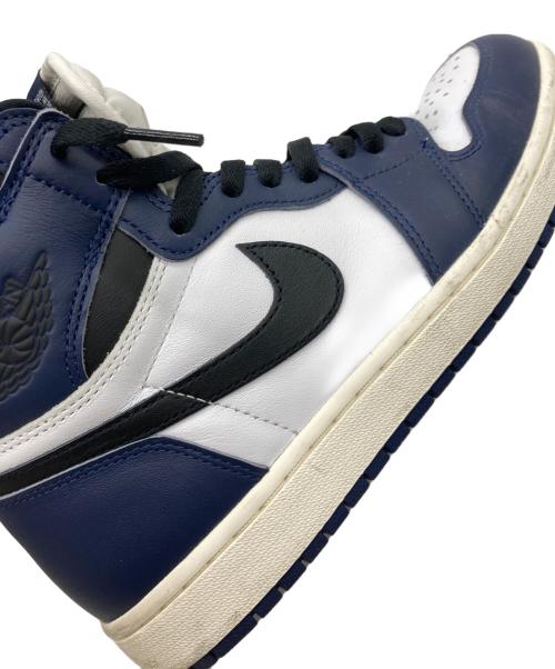 NIKE（ナイキ）NIKE (ナイキ) AIR JORDAN 1 RETRO HIGH OG ネイビー サイズ:27.5cmの古着・服飾アイテム