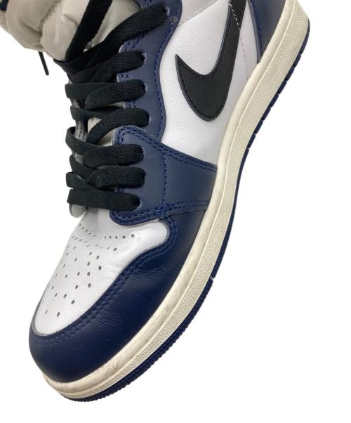 NIKE（ナイキ）NIKE (ナイキ) AIR JORDAN 1 RETRO HIGH OG ネイビー サイズ:27.5cmの古着・服飾アイテム