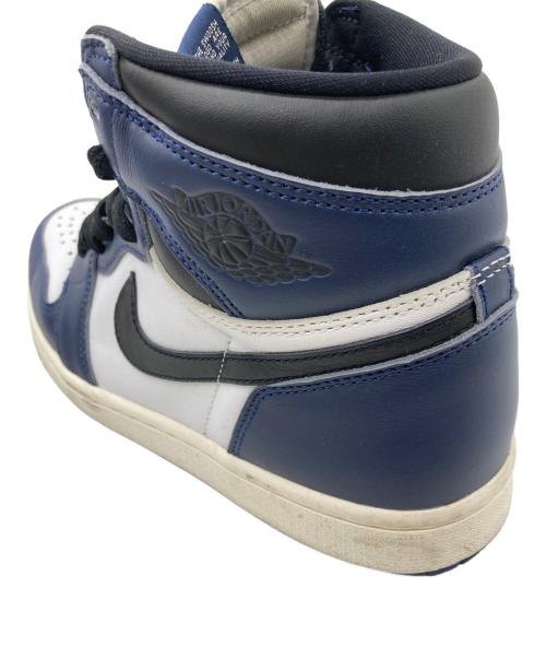 NIKE（ナイキ）NIKE (ナイキ) AIR JORDAN 1 RETRO HIGH OG ネイビー サイズ:27.5cmの古着・服飾アイテム
