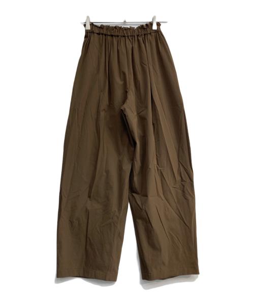 ELENDEEK（エレンディーク）ELENDEEK (エレンディーク) EASY TUCK COCOON PT ブラウン サイズ:01 未使用品の古着・服飾アイテム