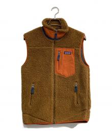 Patagonia（パタゴニア）の古着「Classic Retro-X VEST」｜ブラウン×オレンジ