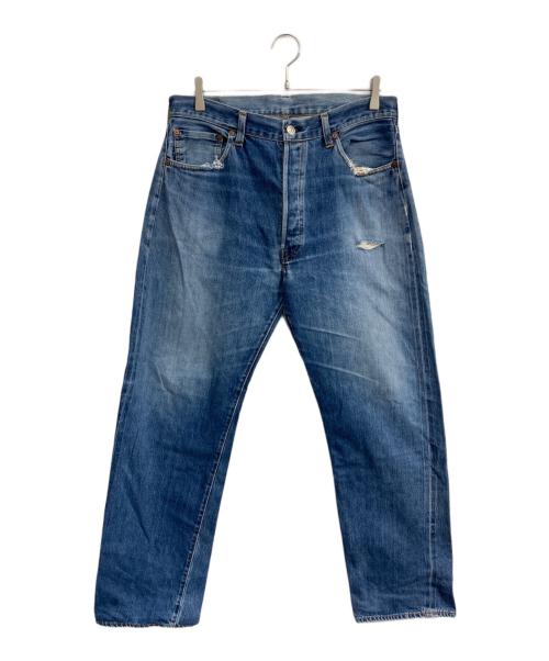 LEVI'S（リーバイス）LEVI'S (リーバイス) 501XXデニムパンツ　ボタン裏555 バレンシア製 90’ｓ BIGE 赤耳 インディゴ サイズ:W36×L36の古着・服飾アイテム
