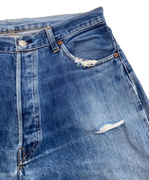 LEVI'S（リーバイス）LEVI'S (リーバイス) 501XXデニムパンツ　ボタン裏555 バレンシア製 90’ｓ BIGE 赤耳 インディゴ サイズ:W36×L36の古着・服飾アイテム