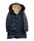 WEEKEND Max Maraウィークエンド マックスマーラ）の古着「リバーシブルダウンコート　548617730 07」｜ネイビー