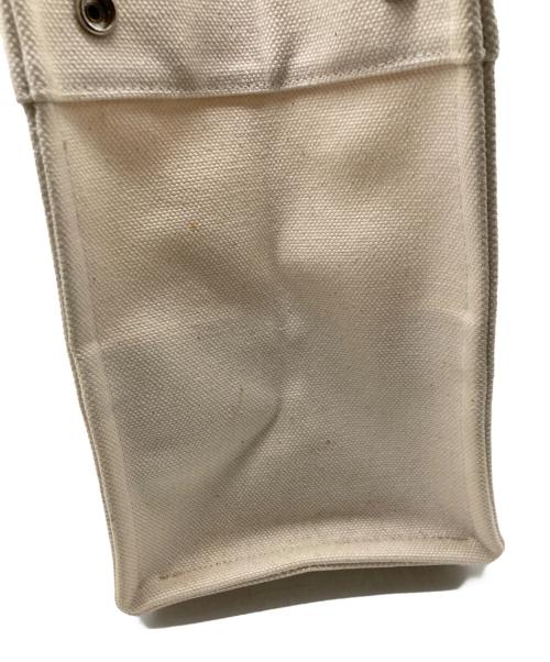 HERMES（エルメス）HERMES (エルメス) キャンバストートバッグ ベージュ×グリーンの古着・服飾アイテム