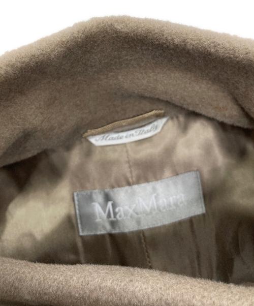 MaxMara（マックスマーラ）MaxMara (マックスマーラ) ウールスタンドカラーコート ベージュ サイズ:J 42の古着・服飾アイテム