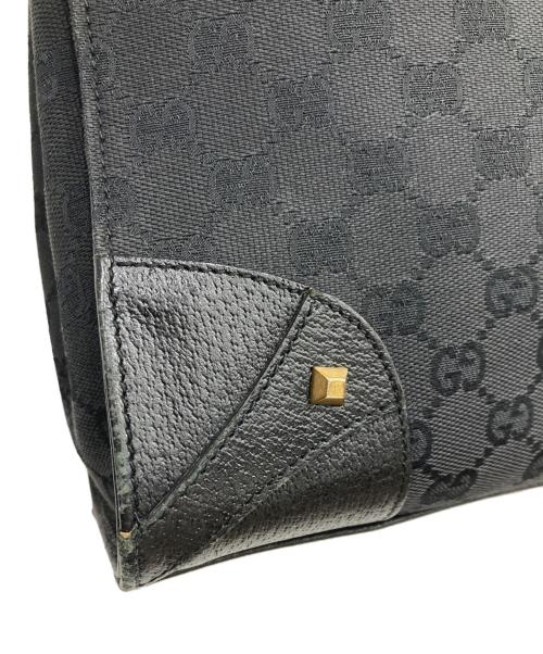 GUCCI（グッチ）GUCCI (グッチ) GGキャンバス ハンドバッグ ブラックの古着・服飾アイテム