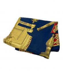 HERMES（エルメス）の古着「FEUX DE ROUTE 馬車のランタン」｜ネイビー×ベージュ