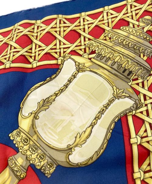 HERMES（エルメス）HERMES (エルメス) FEUX DE ROUTE 馬車のランタン ネイビー×ベージュの古着・服飾アイテム