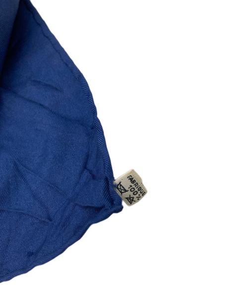 HERMES（エルメス）HERMES (エルメス) Equipages ベージュ×ブルーの古着・服飾アイテム