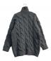 CLANE (クラネ) BIG CABLE OVER HAND KNIT TOPS グレー サイズ:2 未使用品：10000円