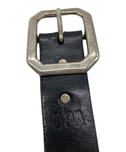 DOA（ドア）DOA (ドア) スタッズレザーベルト ブラックの古着・服飾アイテム