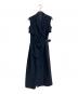 L'AUBE BLANC（ローブ ブラン）の古着「Side-buckle Drape Dress」｜ネイビー