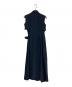 L'AUBE BLANC (ローブ ブラン) Side-buckle Drape Dress ネイビー サイズ:S：18000円