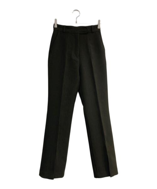 L'AUBE BLANC（ローブ ブラン）L'AUBE BLANC (ローブ ブラン) Linear Slit Pants グリーン サイズ:Sの古着・服飾アイテム