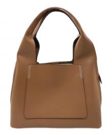 veganview（ヴィーガンヴュー）の古着「triangle shape tote bag」｜ブラウン