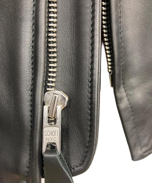 Schott（ショット）Schott (ショット) 641XX 60'Sシングルライダースジャケット ブラック サイズ:36の古着・服飾アイテム