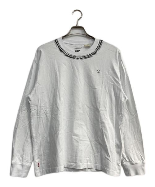 LEVI'S（リーバイス）LEVI'S (リーバイス) UNDERCOVER (アンダーカバー) ロングスリーブカットソー ホワイト サイズ:Ｍの古着・服飾アイテム