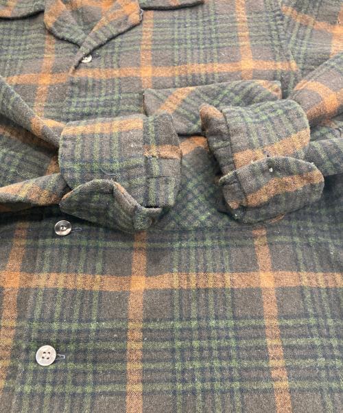 PENDLETON（ペンドルトン）PENDLETON (ペンドルトン) ウールチェックネルシャツ ブラウン サイズ:Ｍの古着・服飾アイテム