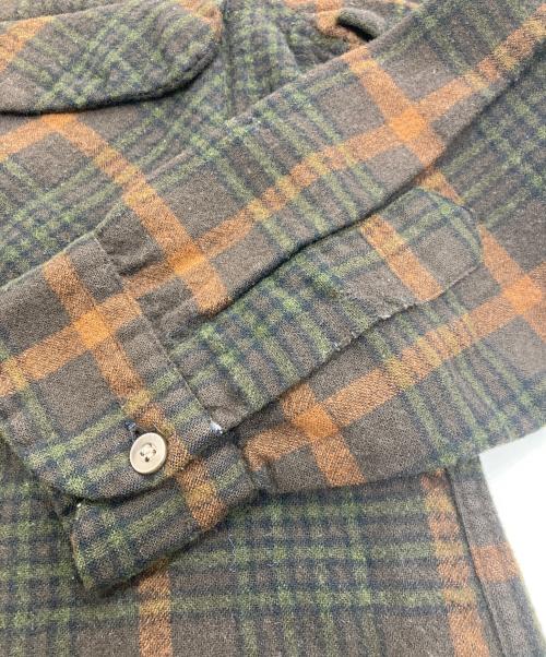 PENDLETON（ペンドルトン）PENDLETON (ペンドルトン) ウールチェックネルシャツ ブラウン サイズ:Ｍの古着・服飾アイテム