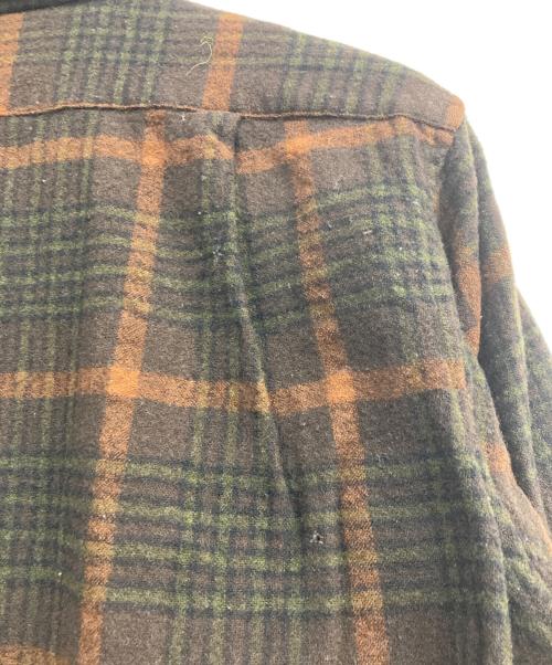 PENDLETON（ペンドルトン）PENDLETON (ペンドルトン) ウールチェックネルシャツ ブラウン サイズ:Ｍの古着・服飾アイテム