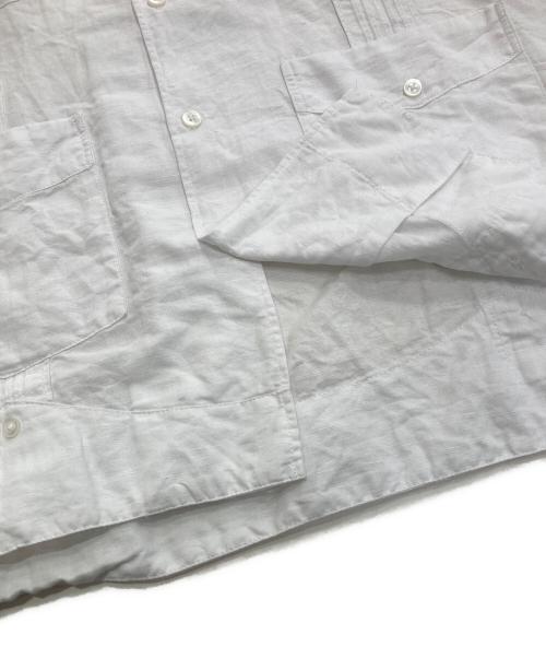 Engineered Garments（エンジニアドガーメンツ）Engineered Garments (エンジニアドガーメンツ) Guayabera Shirt ホワイト サイズ:Mの古着・服飾アイテム