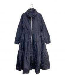 ANAYI（アナイ）の古着「ライトタフタロングディアードコート」｜ネイビー