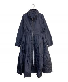中古・古着通販】ANAYI (アナイ) カーリーボアロングコート グレー