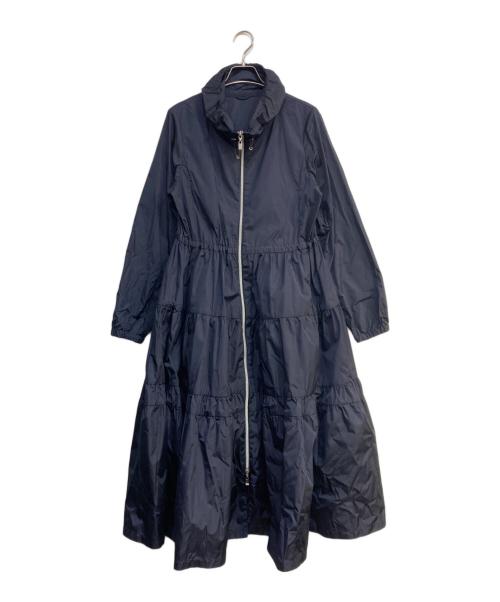 ANAYI（アナイ）ANAYI (アナイ) ライトタフタロングディアードコート ネイビー サイズ:38の古着・服飾アイテム