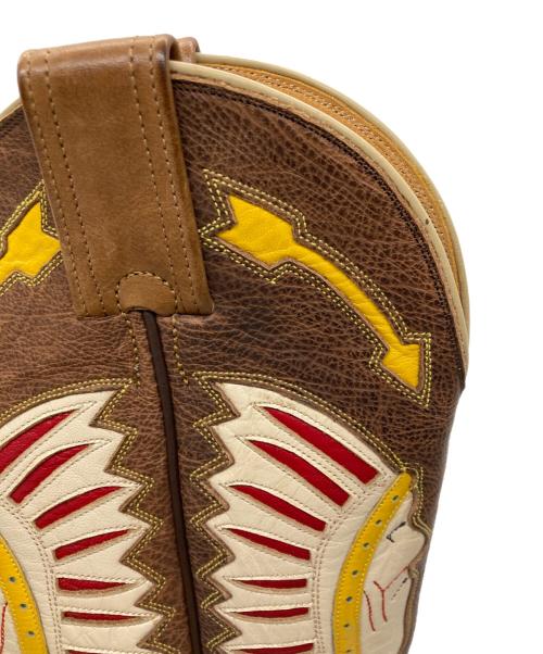 RRL（ダブルアールエル）RRL (ダブルアールエル) ウエスタンブーツ ブラウン サイズ:9Dの古着・服飾アイテム