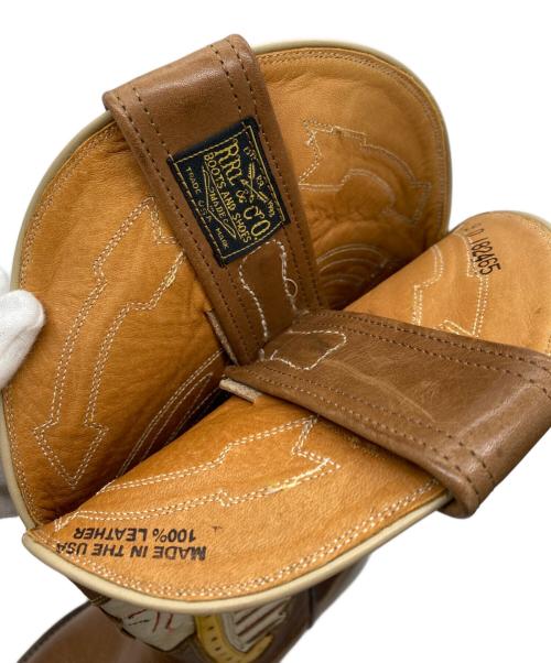 RRL（ダブルアールエル）RRL (ダブルアールエル) ウエスタンブーツ ブラウン サイズ:9Dの古着・服飾アイテム