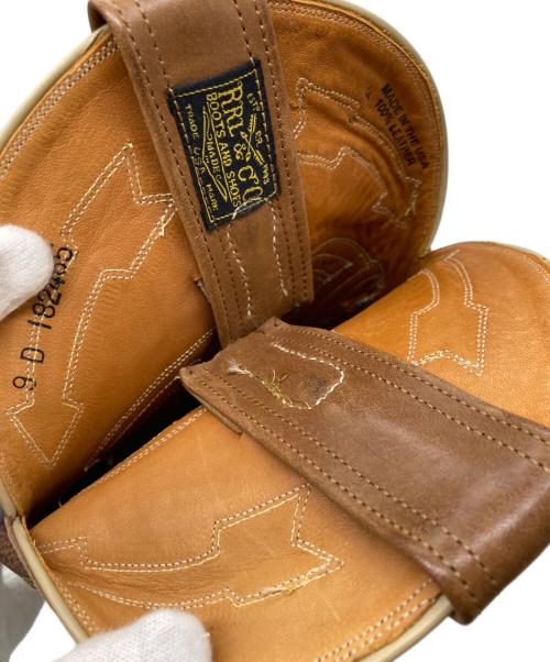 RRL（ダブルアールエル）RRL (ダブルアールエル) ウエスタンブーツ ブラウン サイズ:9Dの古着・服飾アイテム