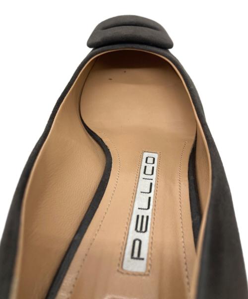 PELLICO（ペリーコ）PELLICO (ペリーコ) スウェードパンプス ブラウン サイズ:35 1/2の古着・服飾アイテム