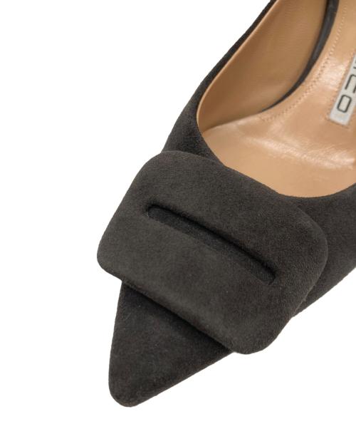 PELLICO（ペリーコ）PELLICO (ペリーコ) スウェードパンプス ブラウン サイズ:35 1/2の古着・服飾アイテム