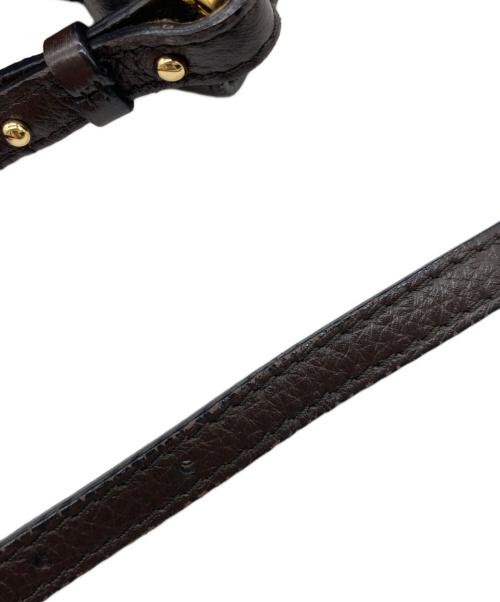 sergio rossi（セルジオロッシ）sergio rossi (セルジオロッシ) 2WAYスウェードショルダーバッグ カーキの古着・服飾アイテム