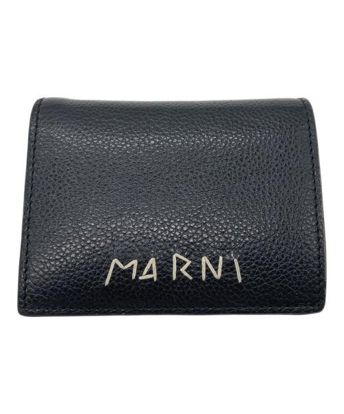 MARNI（マルニ）MARNI (マルニ) 2つ折り財布 ブラックの古着・服飾アイテム