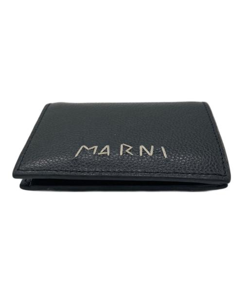 MARNI（マルニ）MARNI (マルニ) 2つ折り財布 ブラックの古着・服飾アイテム