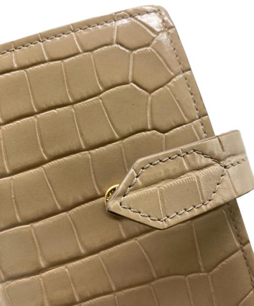 J&M DAVIDSON（ジェイ＆エム デヴィッドソン）J&M DAVIDSON (ジェイ＆エム デヴィッドソン) LOSANGE FOLD WALLET ブラウンの古着・服飾アイテム