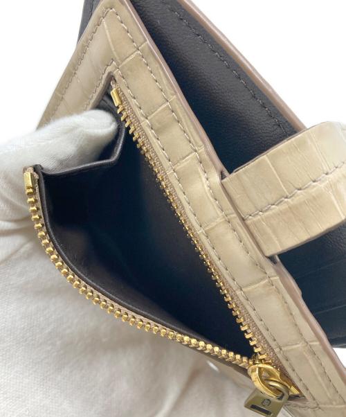 J&M DAVIDSON（ジェイ＆エム デヴィッドソン）J&M DAVIDSON (ジェイ＆エム デヴィッドソン) LOSANGE FOLD WALLET ブラウンの古着・服飾アイテム