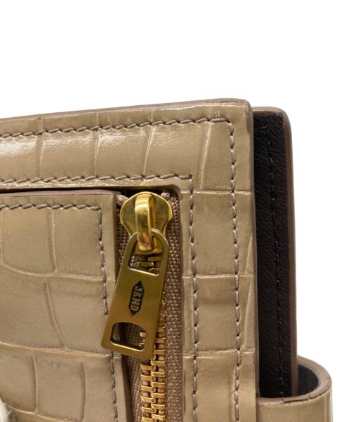 J&M DAVIDSON（ジェイ＆エム デヴィッドソン）J&M DAVIDSON (ジェイ＆エム デヴィッドソン) LOSANGE FOLD WALLET ブラウンの古着・服飾アイテム