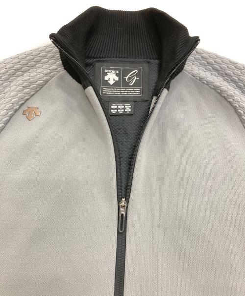 DESCENTE（デサント）DESCENTE (デサント) スマートパディング ニットジャケット グレー サイズ:Lの古着・服飾アイテム