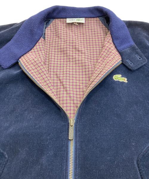 CHEMISE LACOSTE（シュミーズ ラコステ）CHEMISE LACOSTE (シュミーズ ラコステ) コーデュロイジャケット ネイビー サイズ:3の古着・服飾アイテム