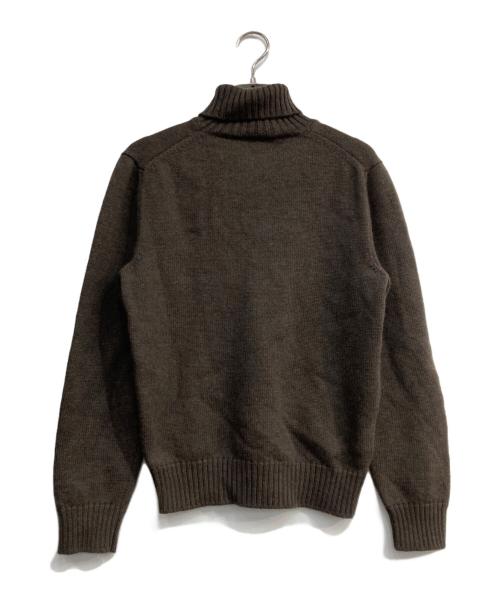 GRAN SASSO（グランサッソ）GRAN SASSO (グランサッソ) タートルネックニット ブラウン サイズ:4646の古着・服飾アイテム