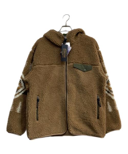 PENDLETON（ペンドルトン）PENDLETON (ペンドルトン) niko and (ニコアンド) ボアジャケット ブラウン サイズ:M 未使用品の古着・服飾アイテム