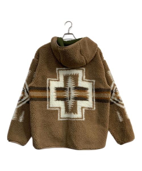 PENDLETON（ペンドルトン）PENDLETON (ペンドルトン) niko and (ニコアンド) ボアジャケット ブラウン サイズ:M 未使用品の古着・服飾アイテム
