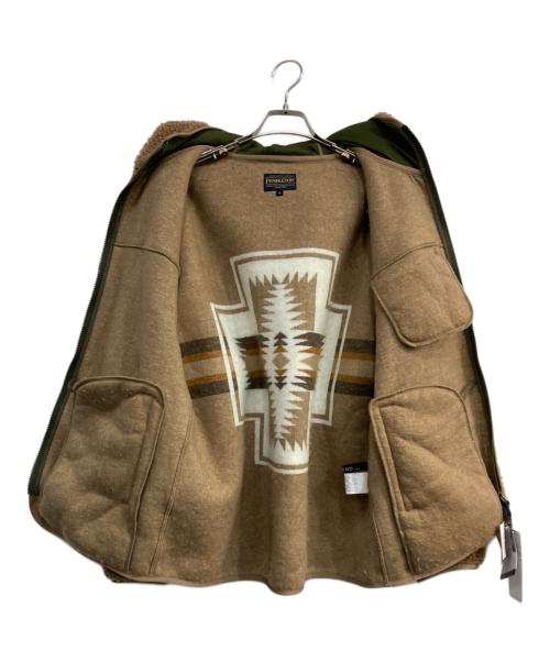 PENDLETON（ペンドルトン）PENDLETON (ペンドルトン) niko and (ニコアンド) ボアジャケット ブラウン サイズ:M 未使用品の古着・服飾アイテム